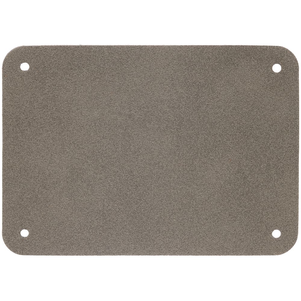 Лейбл Eta Nubuck, XL, серый с логотипом