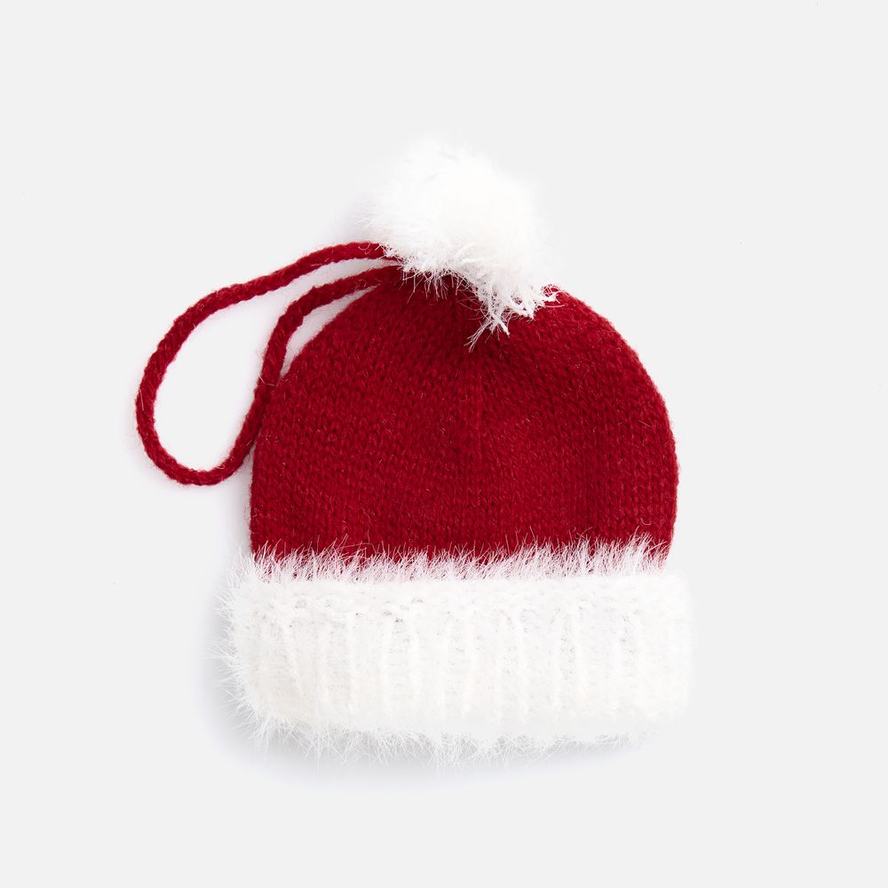 Подвеска на елку «Вьюжка», шапочка, красная с логотипом