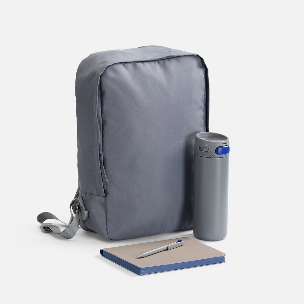 Набор Flexpen Travel, серый с синим с логотипом