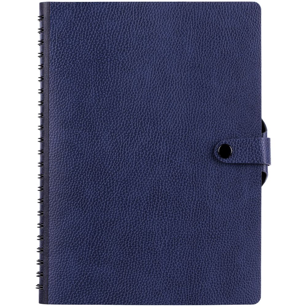 Ежедневник Strep Front на заказ, недатированный, синий с логотипом