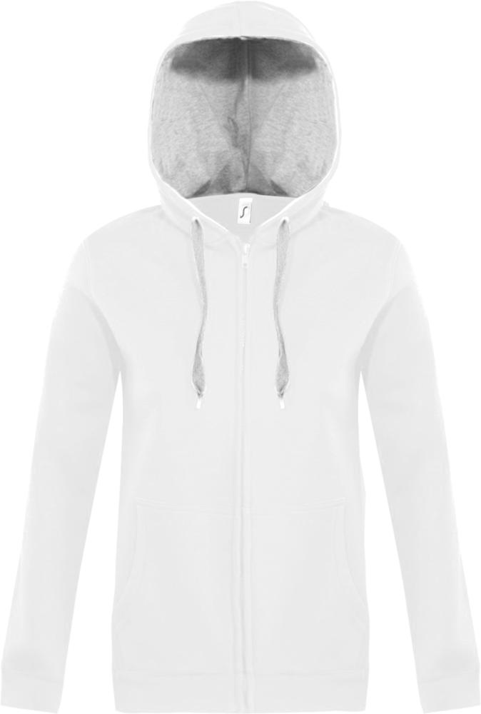 Толстовка женская Soul Women 280 белая с логотипом