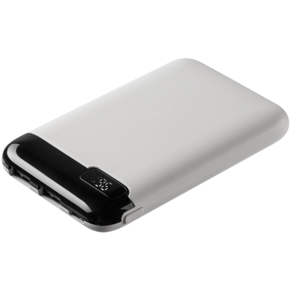 Внешний аккумулятор Fast Trick с Type-C, 5000 мАч, белый с логотипом