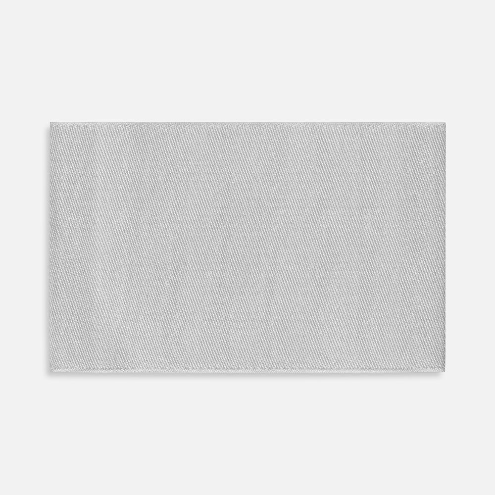 Лейбл тканевый Epsilon, XL, светло-серый с логотипом