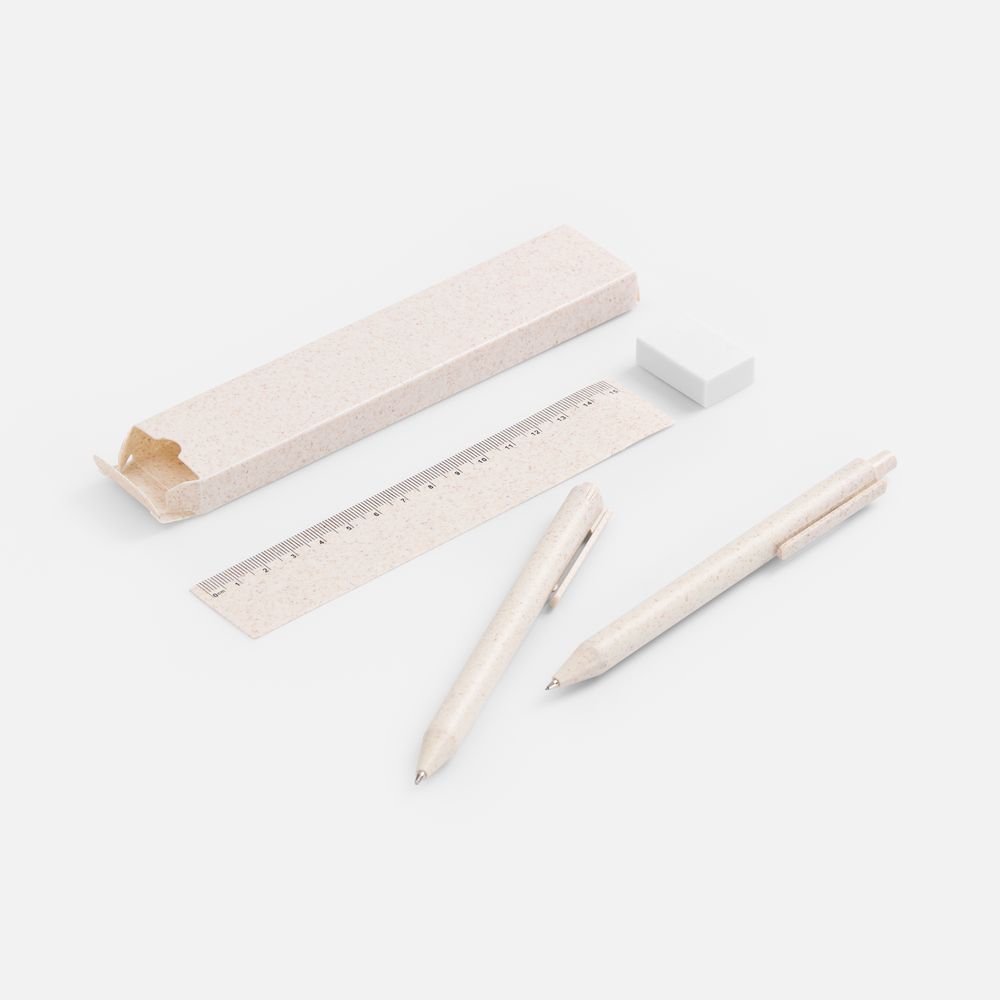 Набор Wheat Hit, белый с логотипом