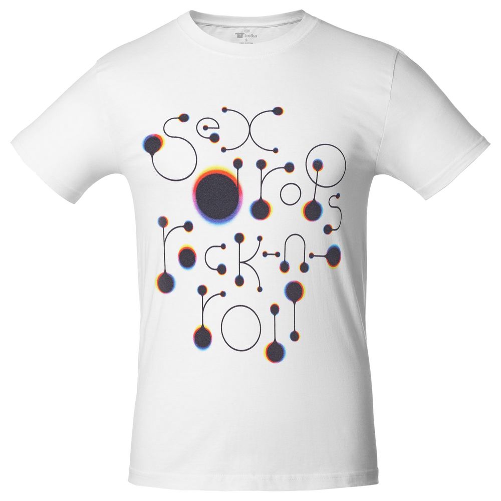 Футболка No Drugs, белая с логотипом