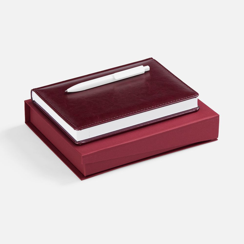 Набор Nebraska Duo, бордовый с логотипом