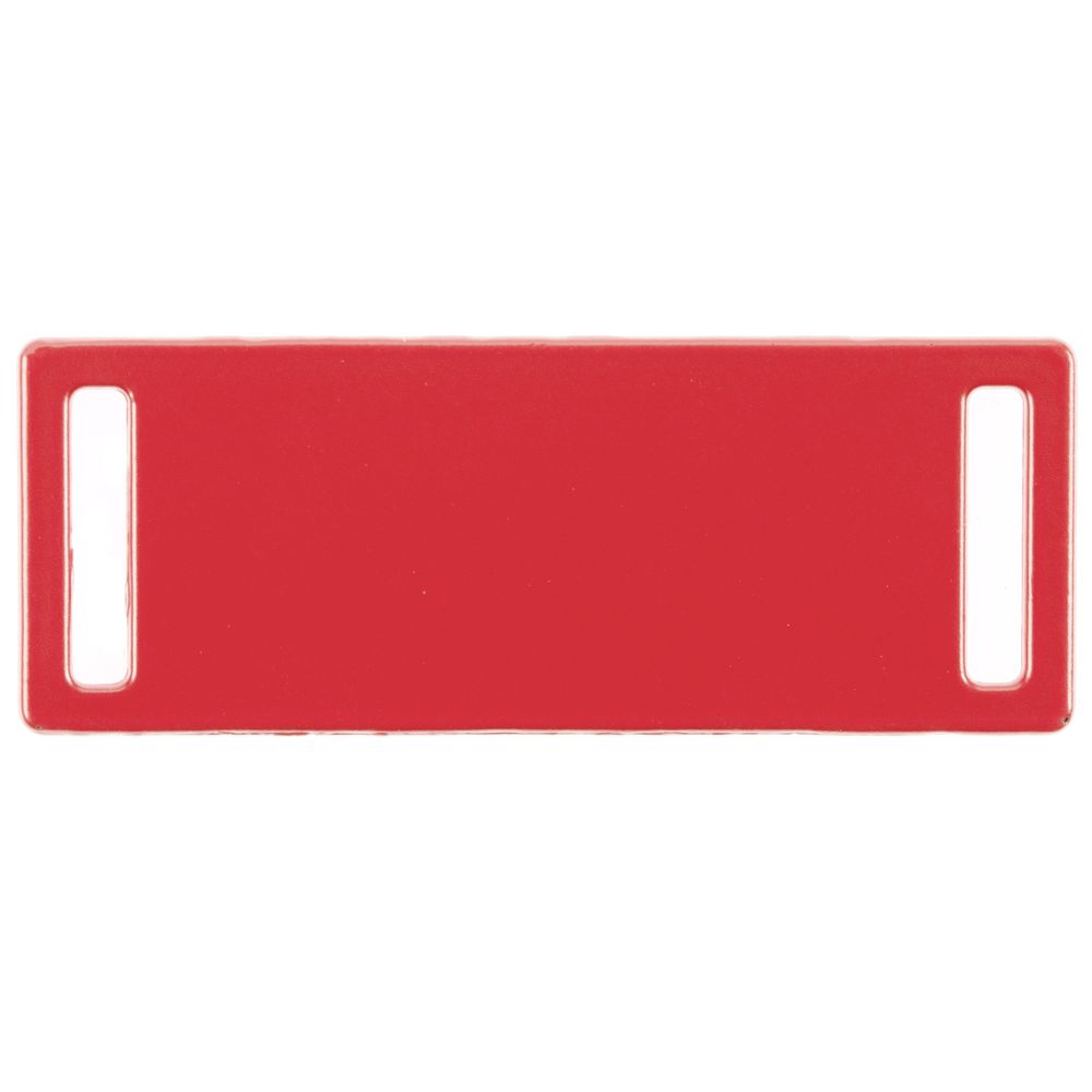 Шильдик металлический Kova, красный с логотипом