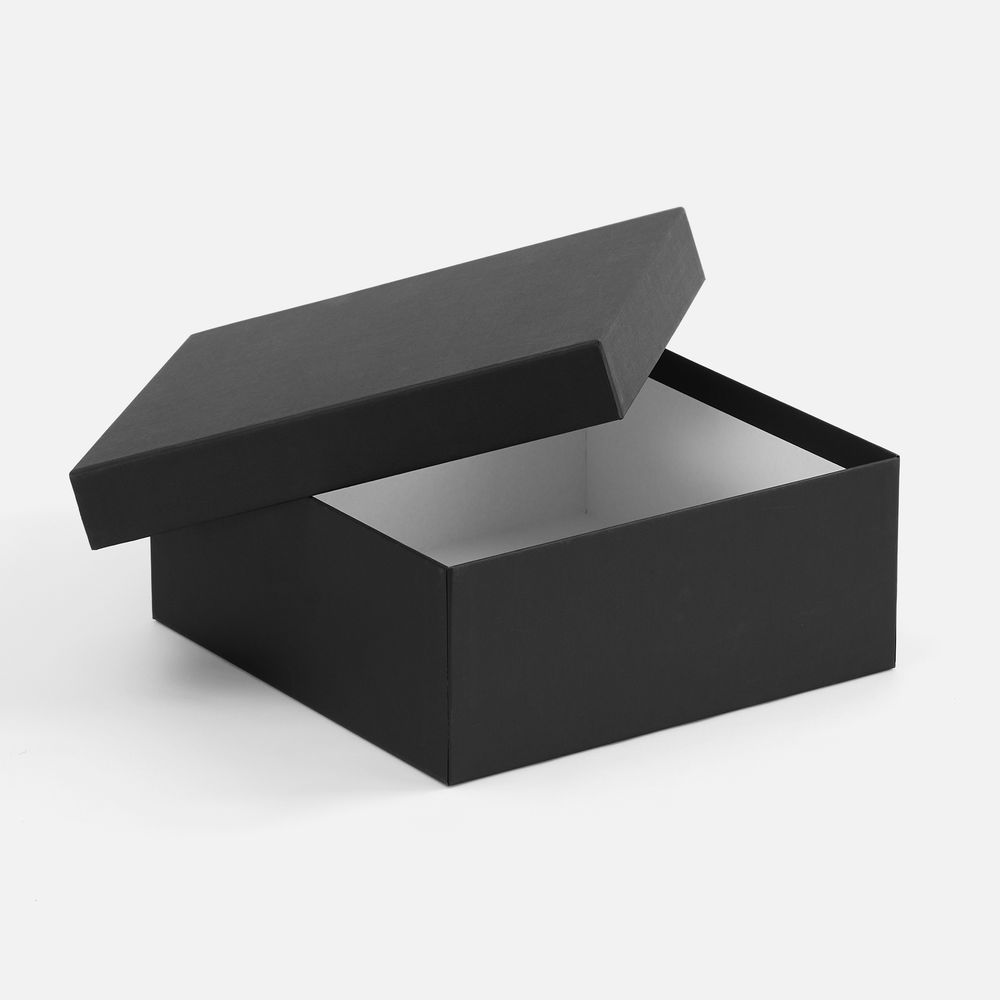 Коробка Capper, черная с логотипом