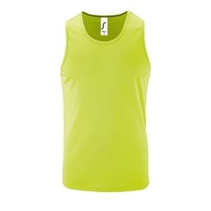 Майка мужская Sporty TT Men, зеленое яблоко с логотипом