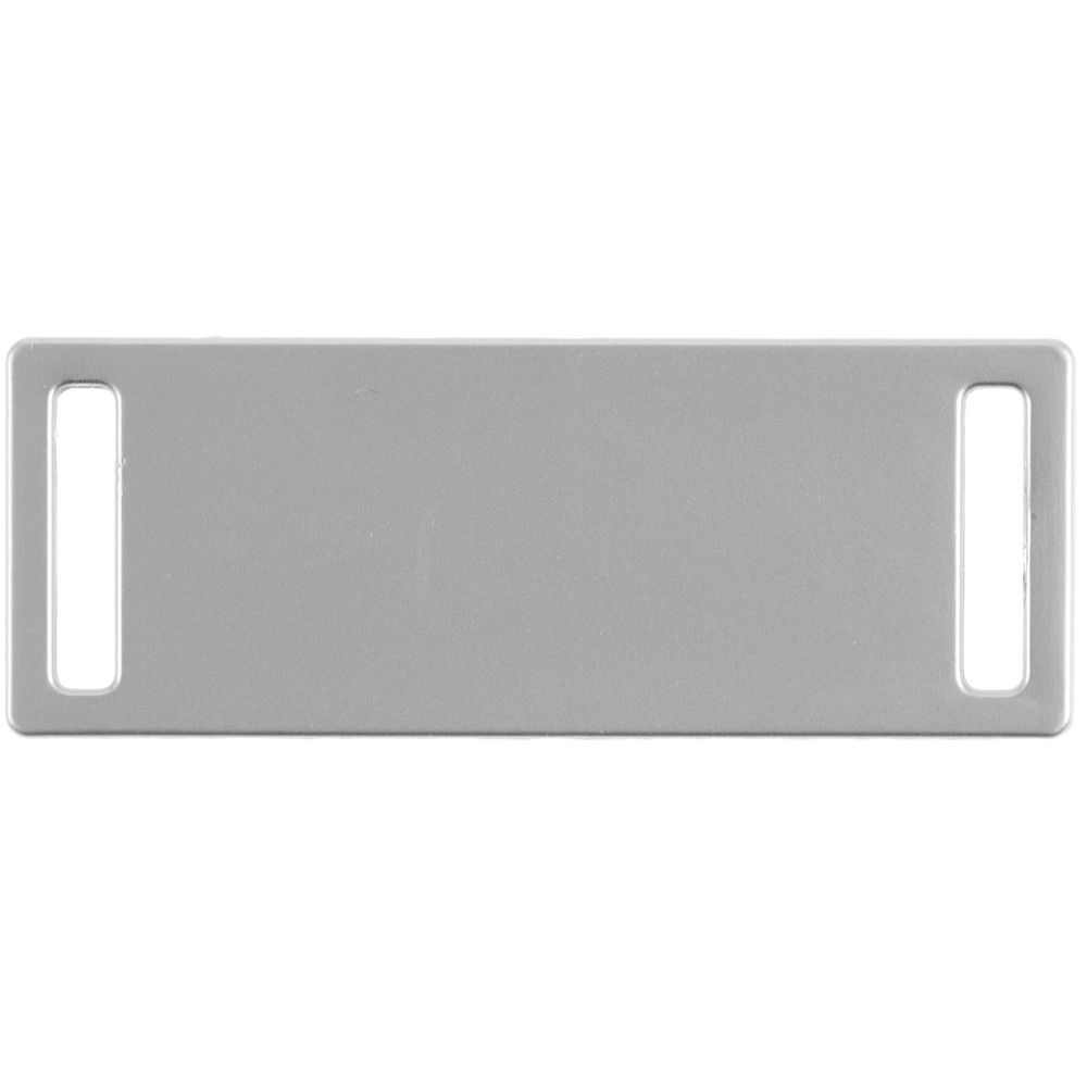 Шильдик металлический Kova, серебристый с логотипом