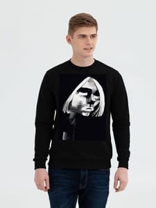 Свитшот «Меламед. Kurt Cobain», черный с логотипом