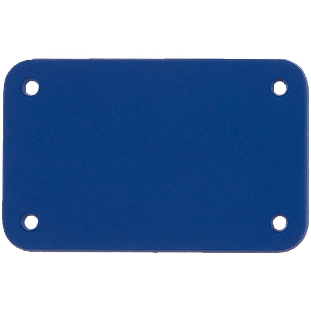 Лейбл из ПВХ Kreta, S, синий с логотипом