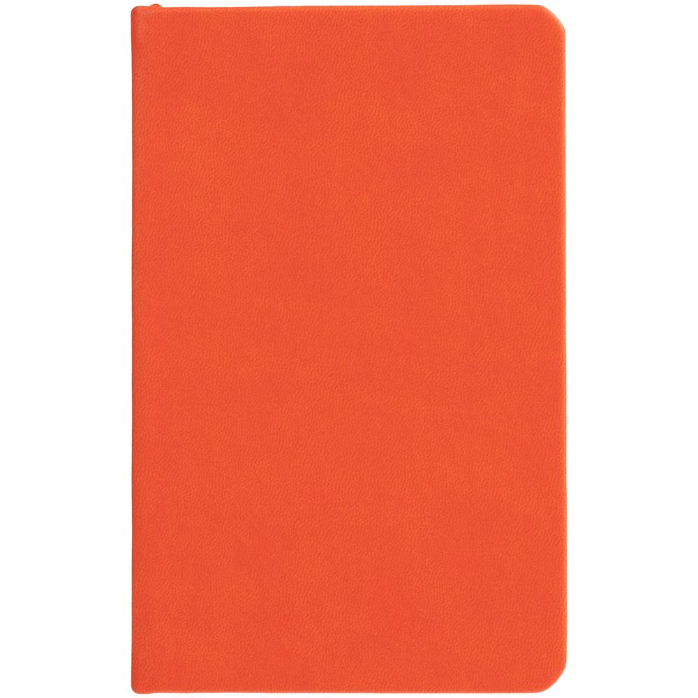 Блокнот Cluster Mini в клетку, оранжевый с логотипом