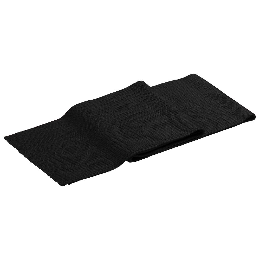 Шарф Stout, черный с логотипом