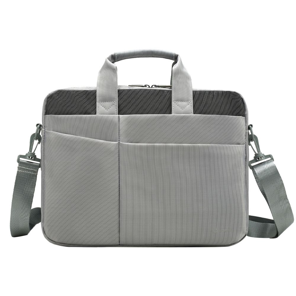 Сумка для ноутбука L245, светло-серая с логотипом