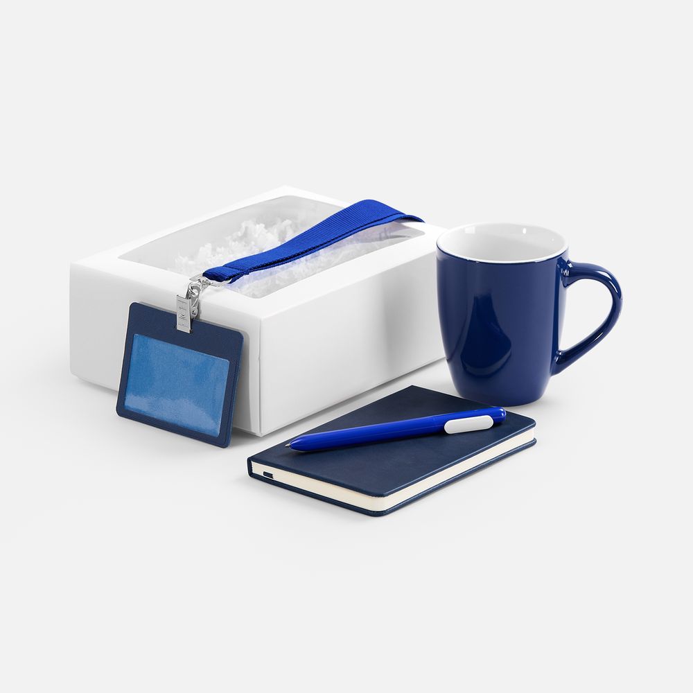 Набор Hop In, синий с логотипом