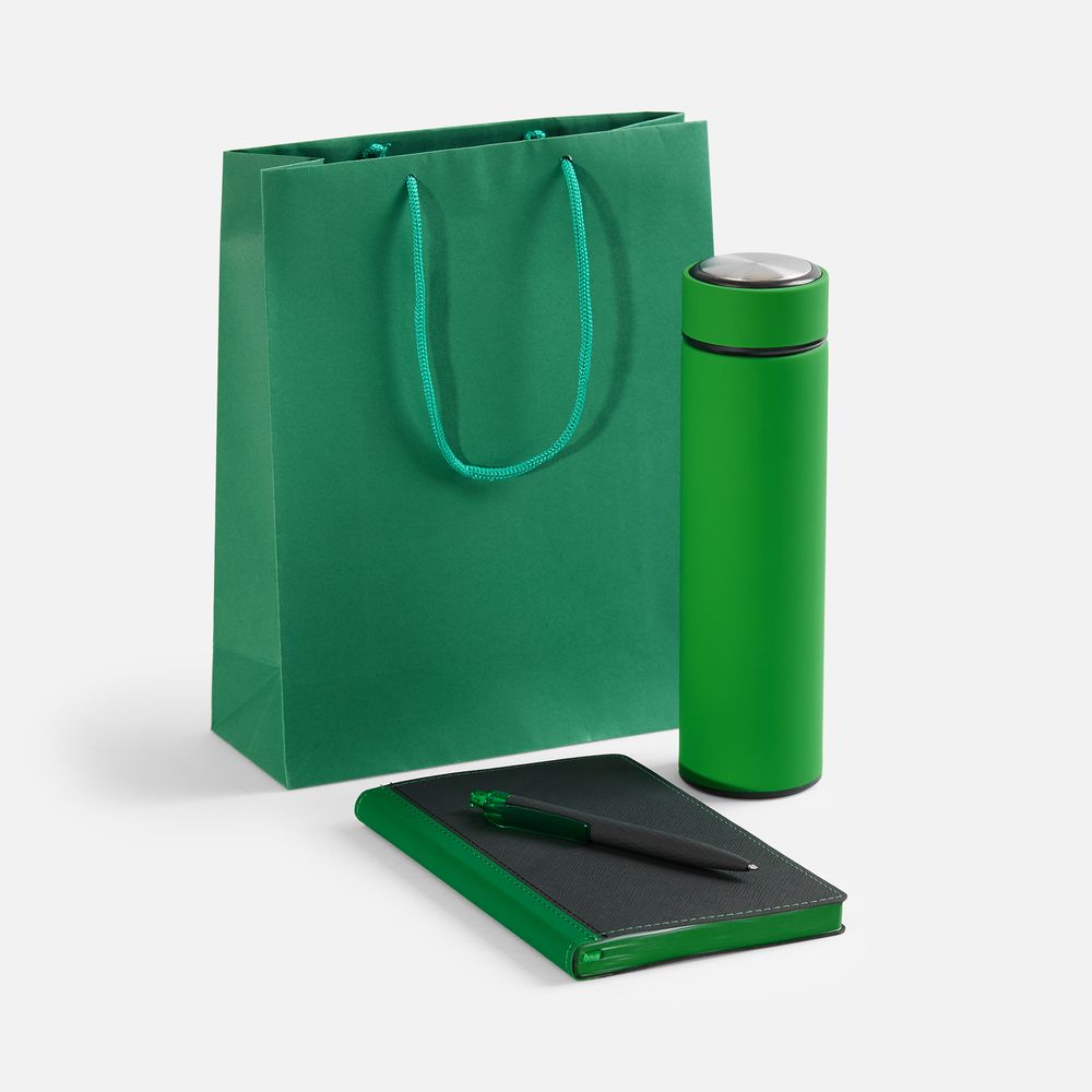 Набор Nice Twice Pack, черный с зеленым с логотипом