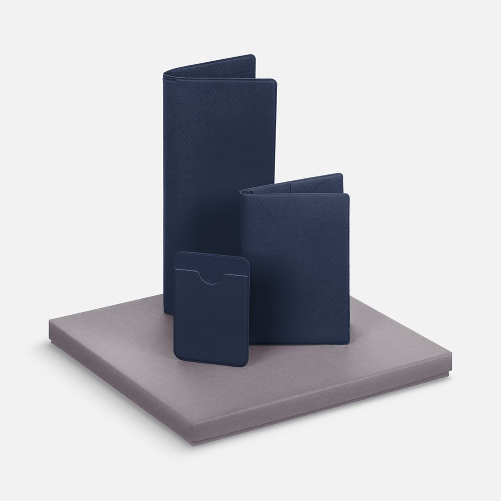 Набор Devon, синий с логотипом