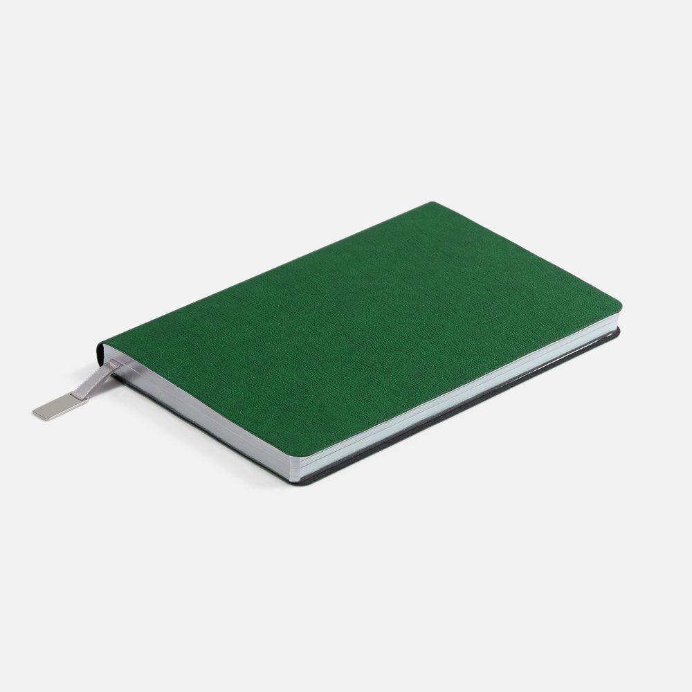 Ежедневник Petrus, недатированный, зеленый с логотипом