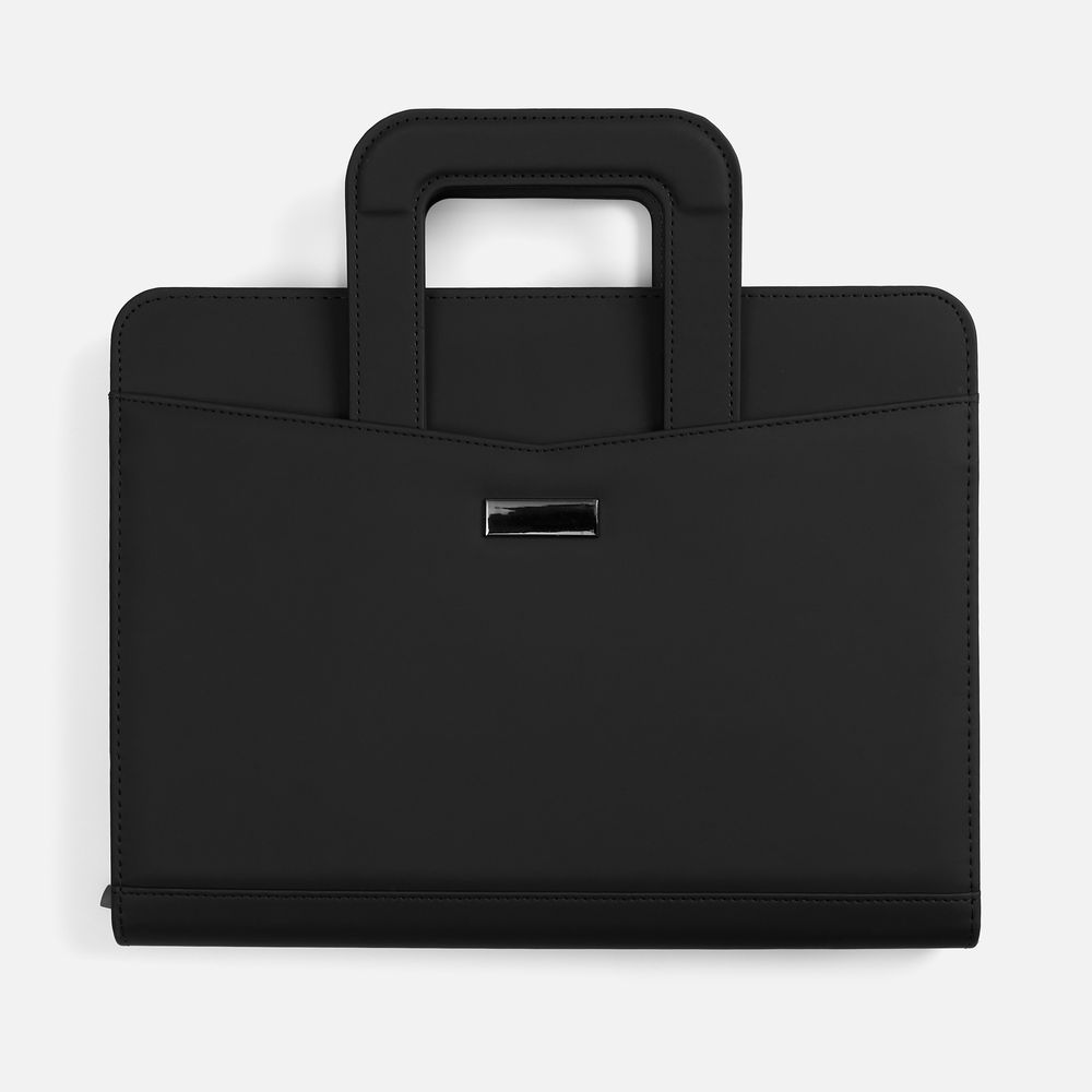 Папка для документов Chief, черная с логотипом