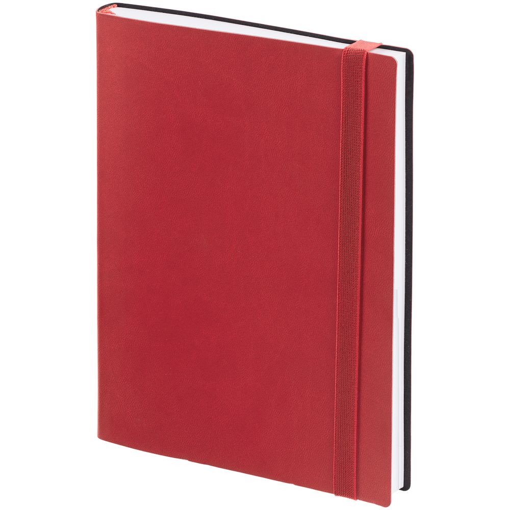 Ежедневник Vivian, недатированный, красный с логотипом