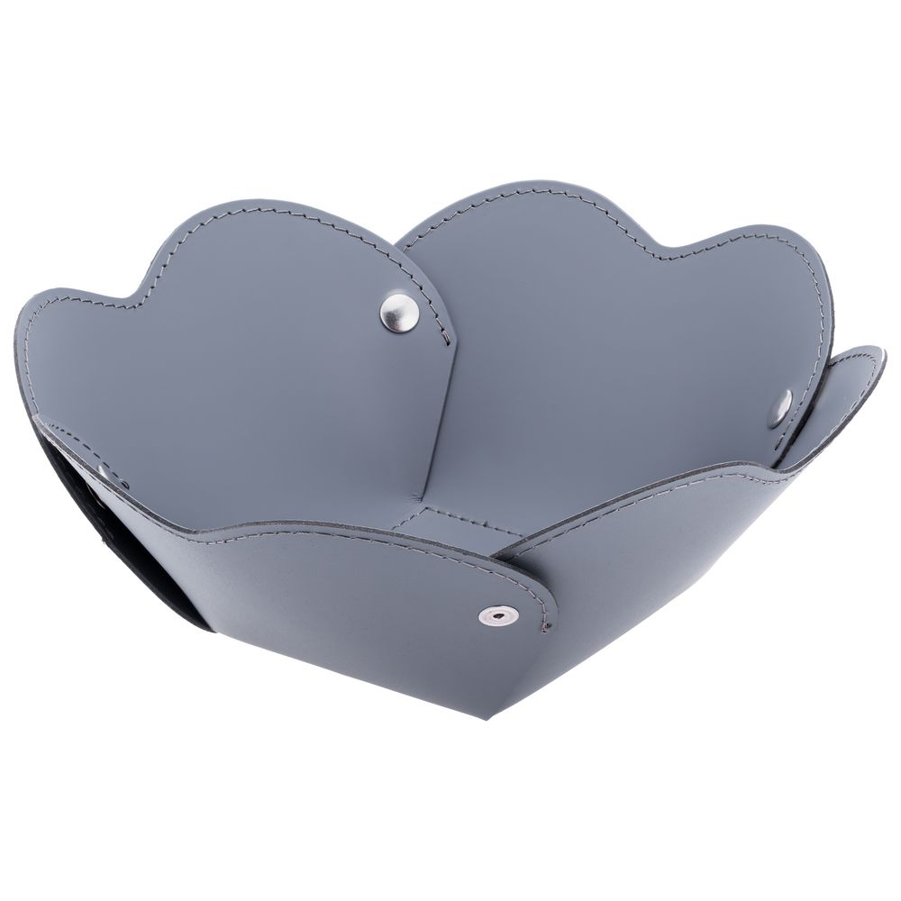 Корзина Corona, большая, серо-голубая с логотипом