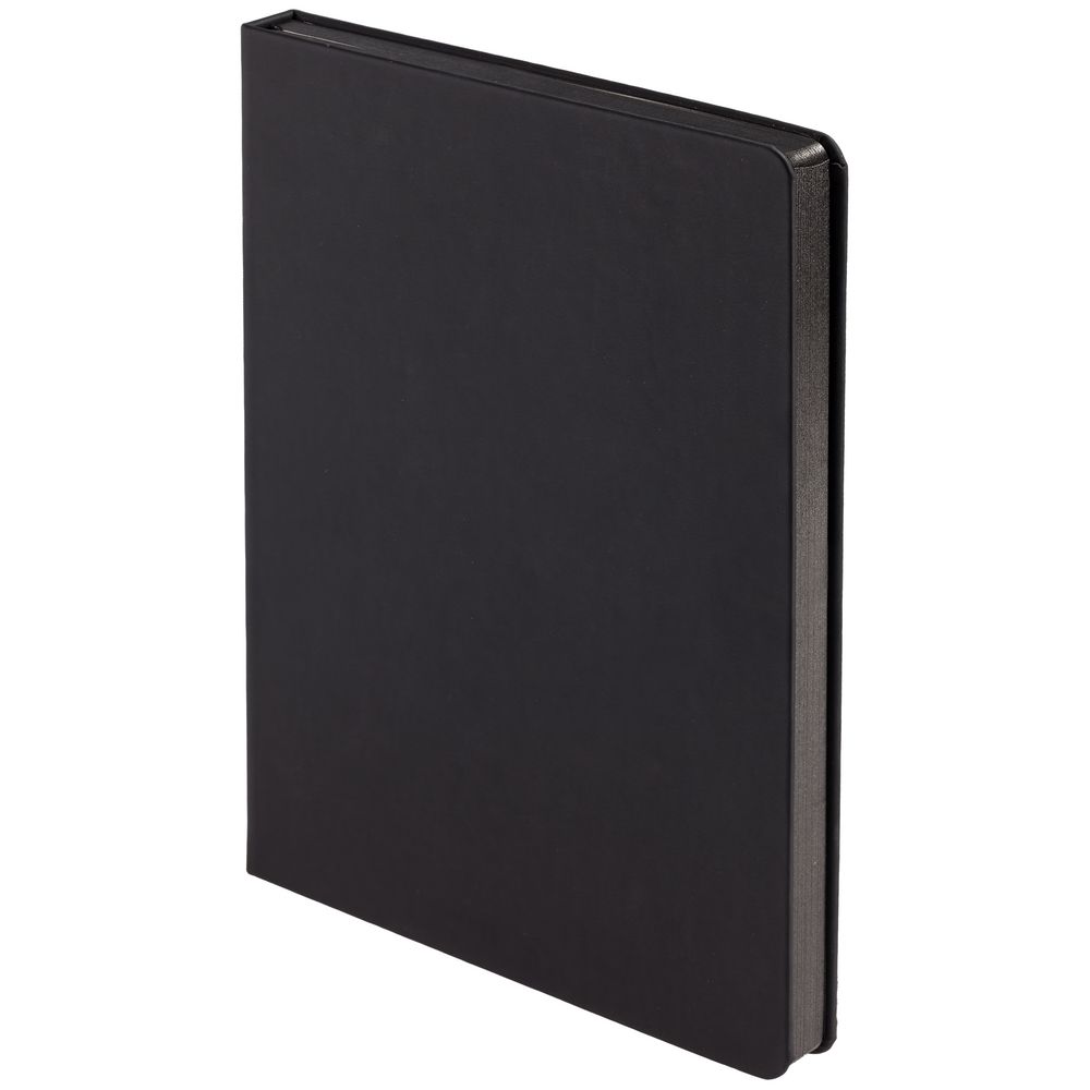 Ежедневник Shall, недатированный, черный с логотипом