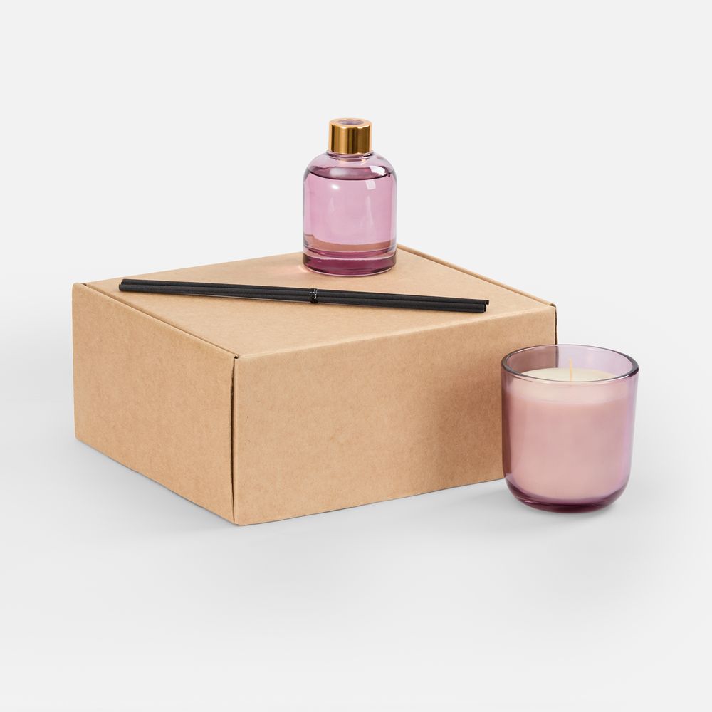 Набор Vitral, красный апельсин и базилик, фиолетовый с логотипом