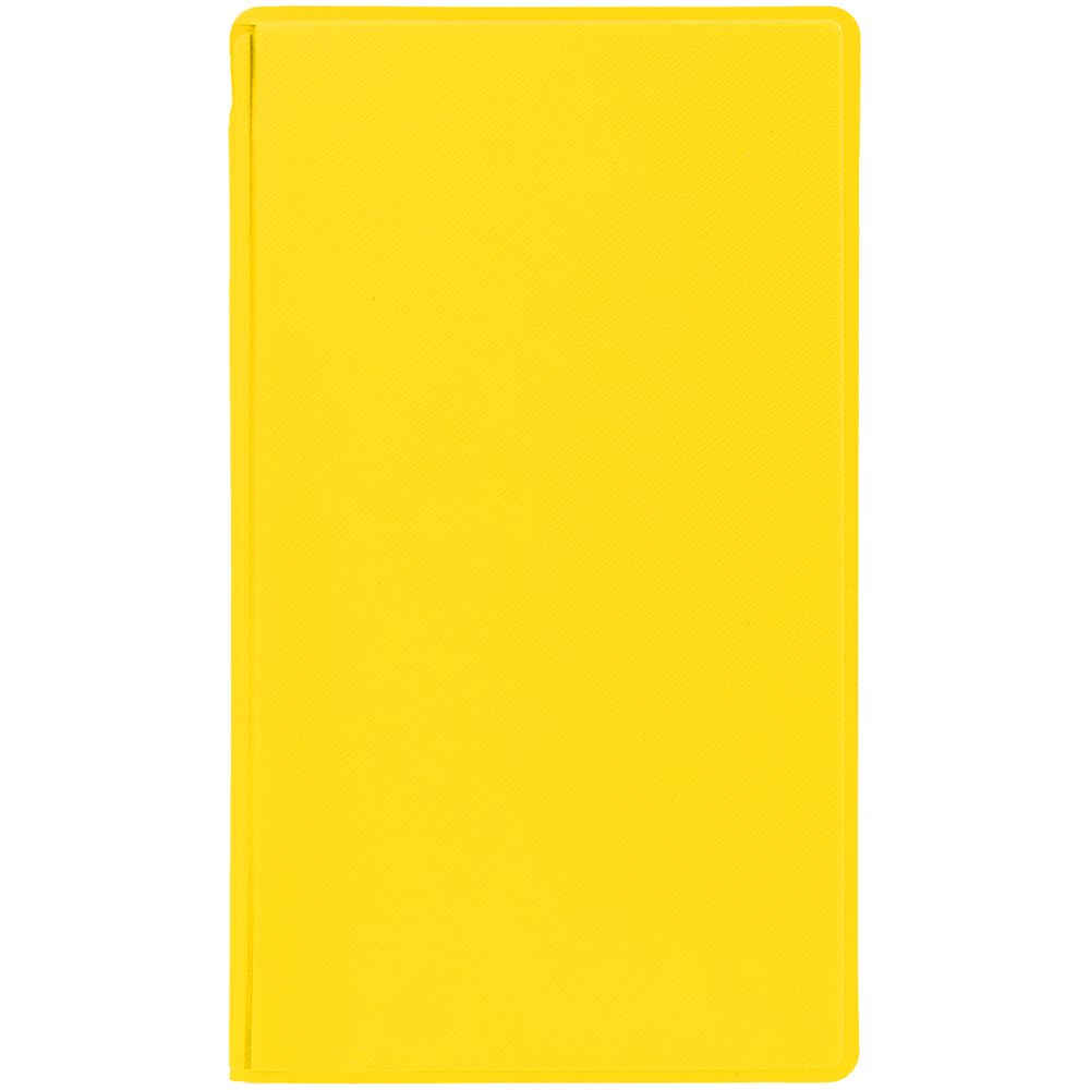 Блокнот Dual, желтый с логотипом