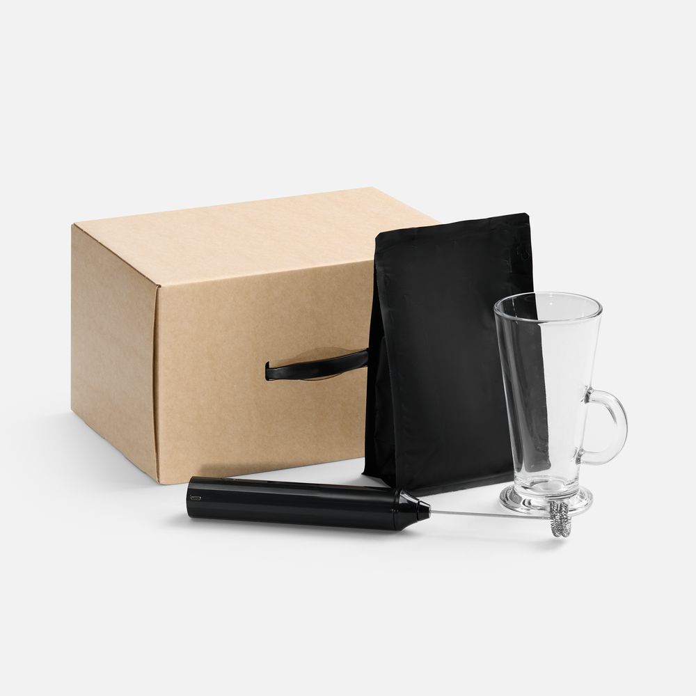 Набор Coffidea, черный с логотипом