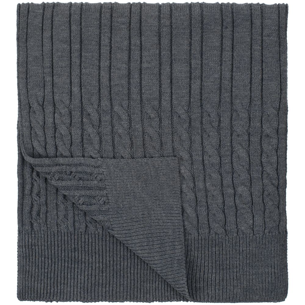 Шарф Heat Trick, серый меланж с логотипом