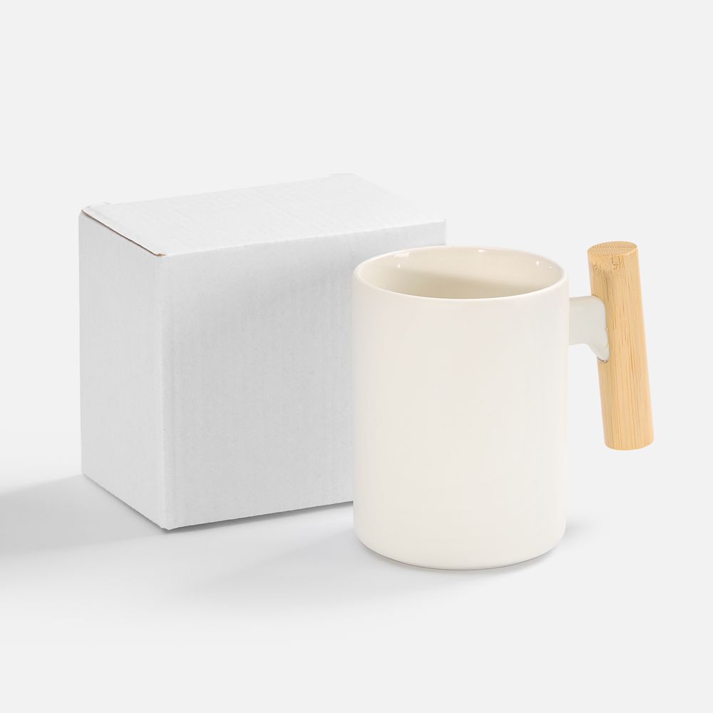 Кружка для сублимационной печати Ecogrami, белая с логотипом