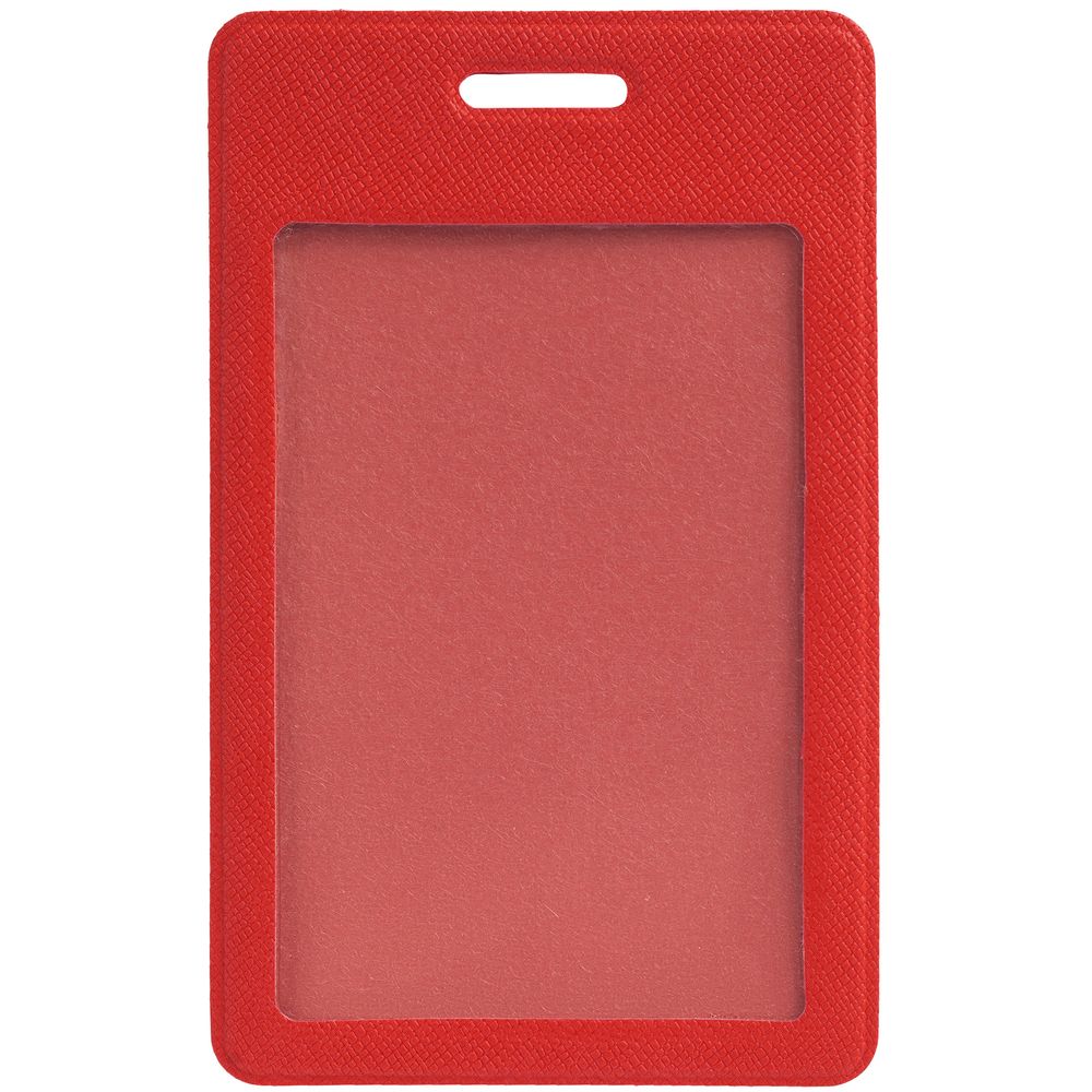 Чехол для пропуска Devon, красный с логотипом