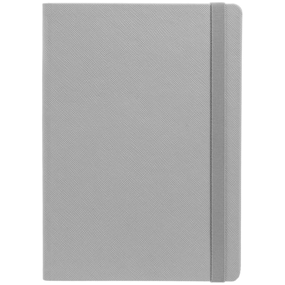 Ежедневник Must, датированный, серый с логотипом