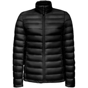 Куртка женская Wilson Women, черная с логотипом