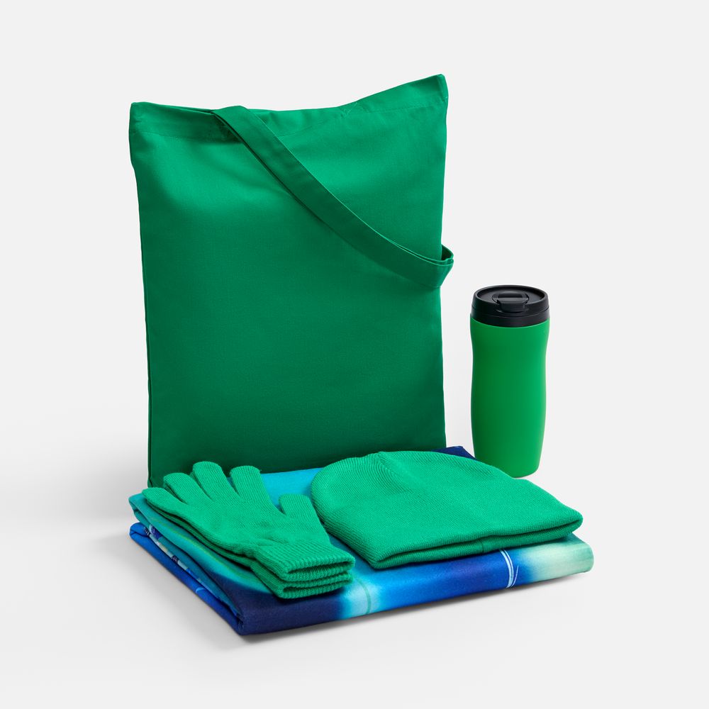 Набор «Северное сиятельство», зеленый с логотипом