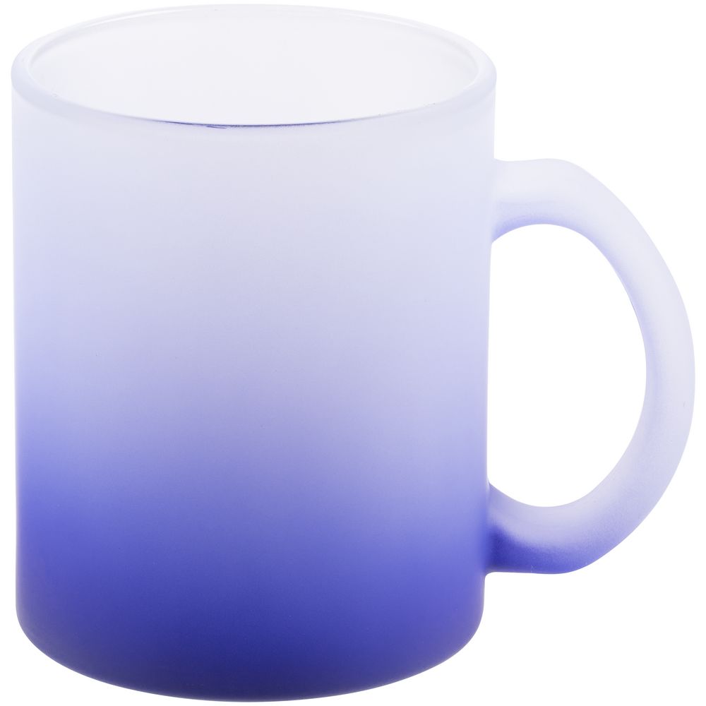 Кружка Grade Fade для сублимационной печати, матовая, синяя с логотипом