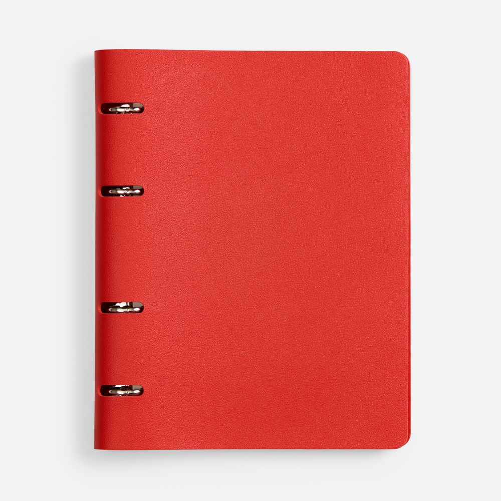 Ежедневник Ringo, недатированный, красный с логотипом