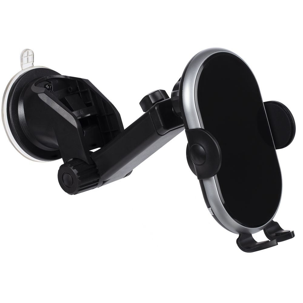 Держатель для смартфона Cleaver с беспроводной зарядкой с логотипом