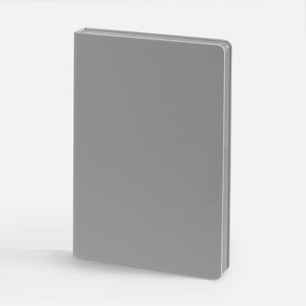 Ежедневник Shall, недатированный, серый с логотипом
