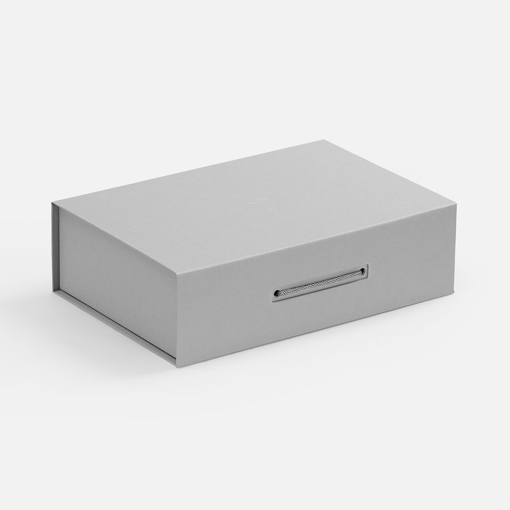 Коробка Case, серая матовая с логотипом