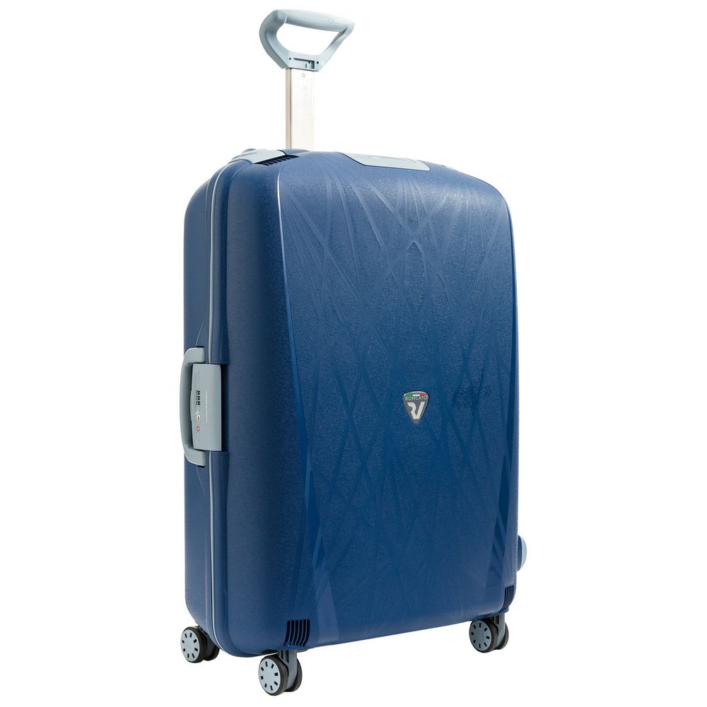 Чемодан Light Ltd Edition L, синий с логотипом