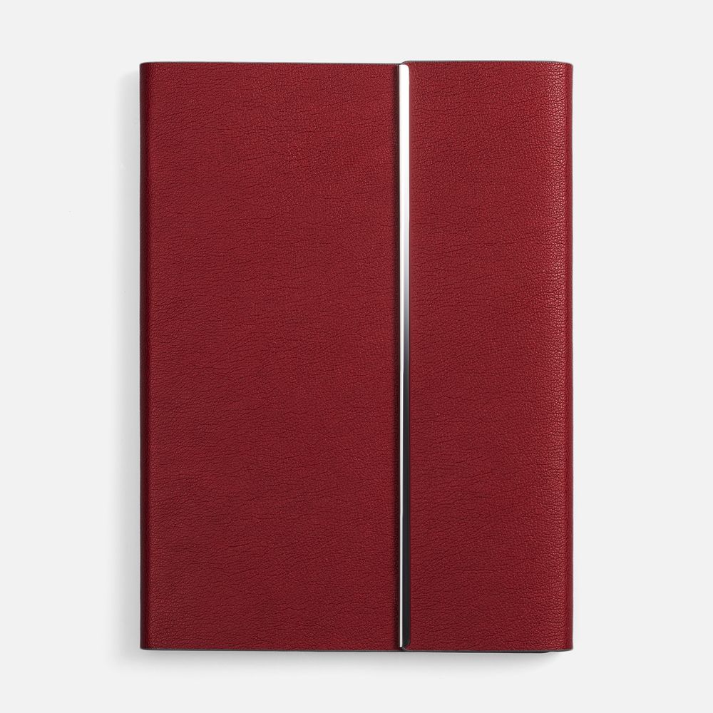 Ежедневник Petrus Flap, недатированный, красный с логотипом