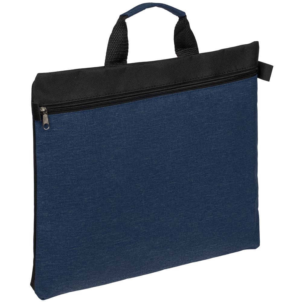 Конференц-сумка Melango, синяя с логотипом