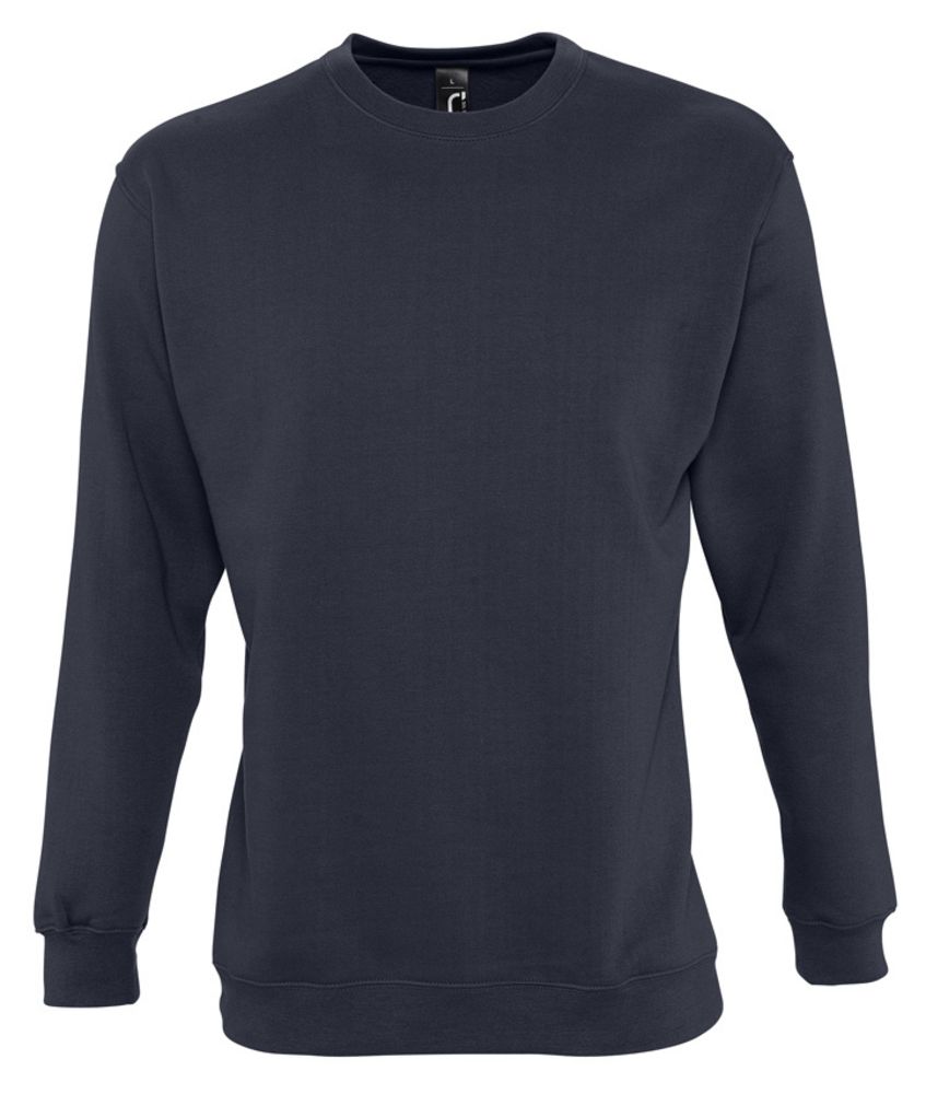 Толстовка New Supreme 280, темно-синяя (navy) с логотипом