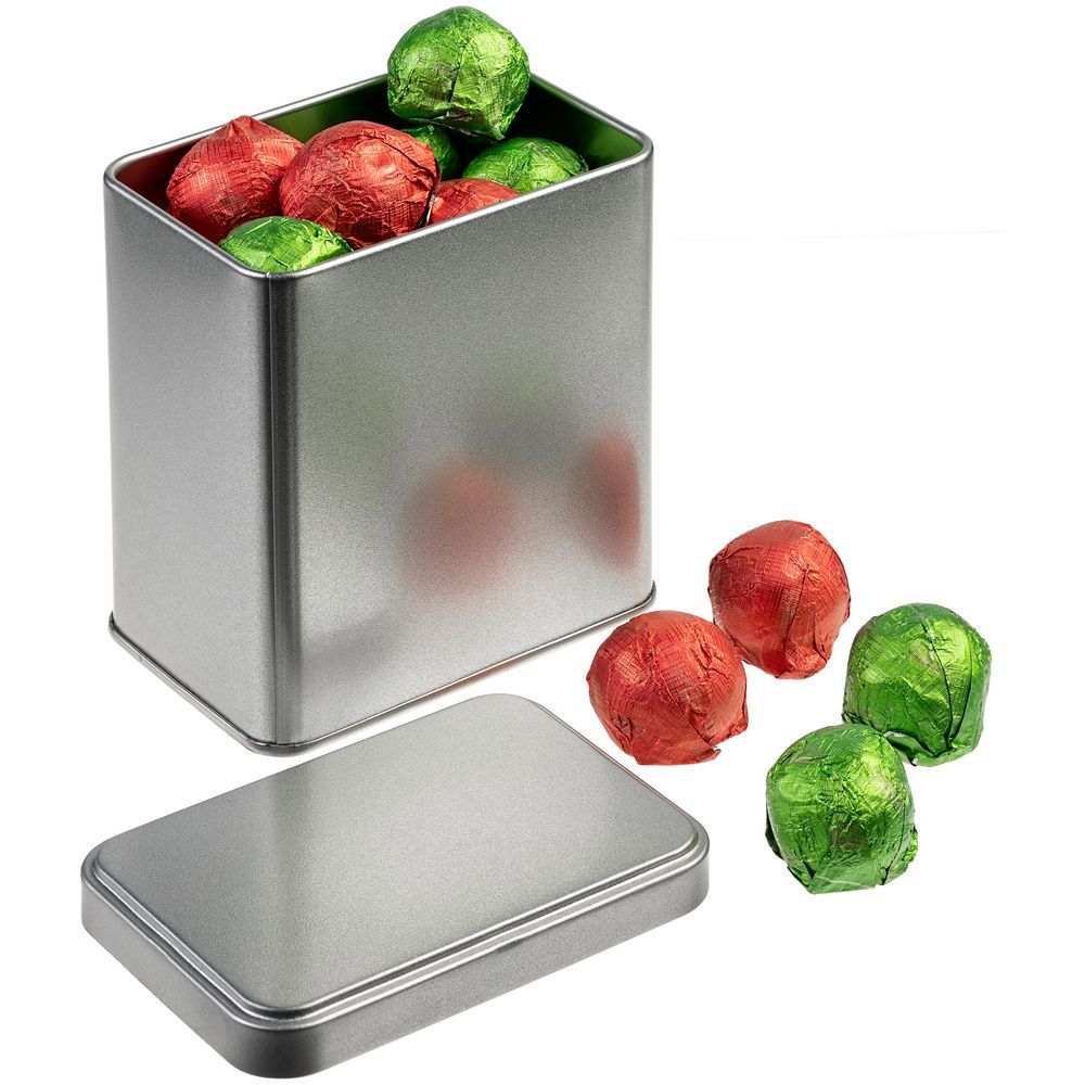 Подарочные коробки с печатью логотипа. Коробка прямоугольная Jarra по цене 233 ₽ руб. (артикул 15586.10) Коробка прямоугольная Jarra, серебристая