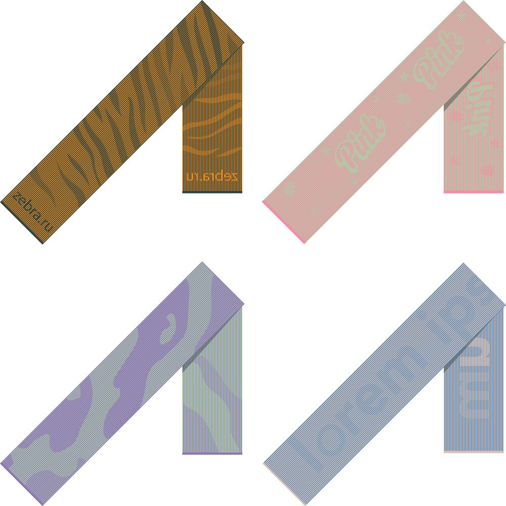 Шарф Fung XXL на заказ, акрил с логотипом