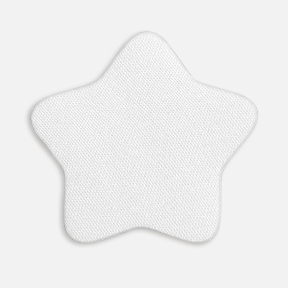 Наклейка тканевая Lunga Bial, M, белая с логотипом