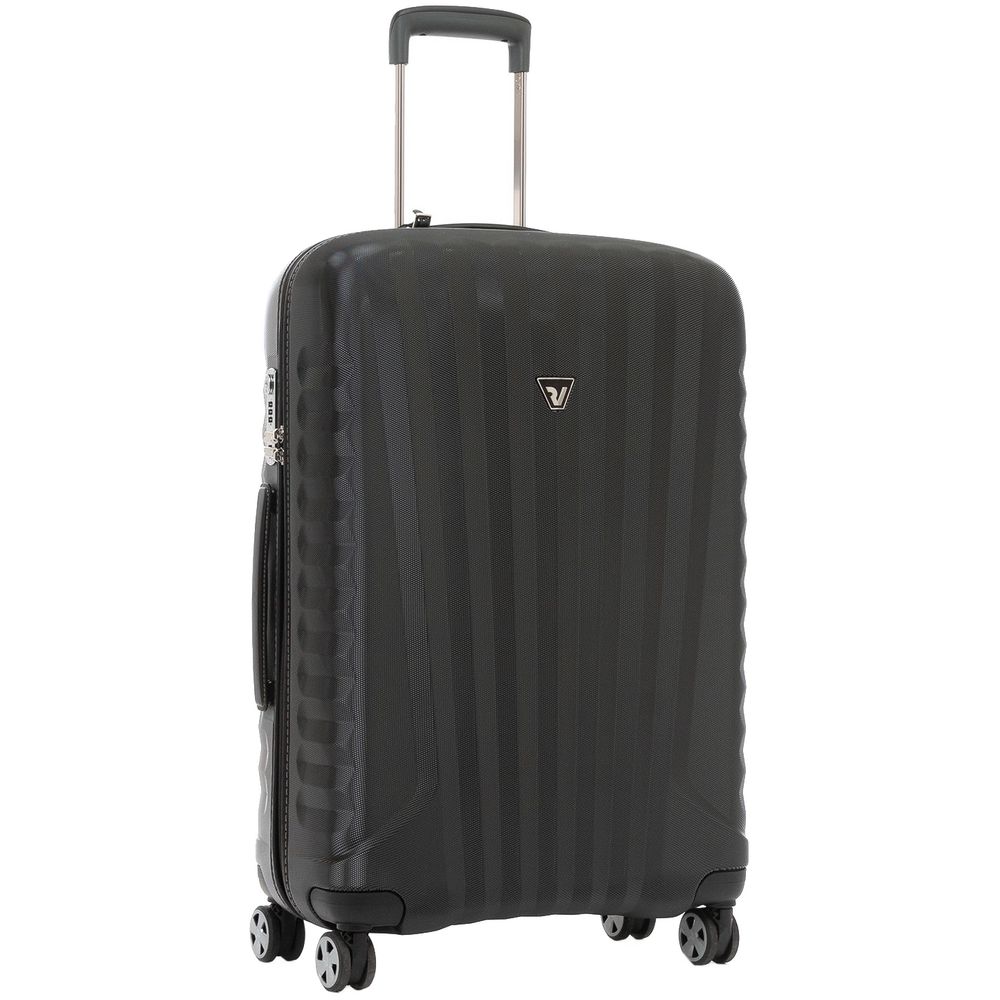 Чемодан E-Lite M, черный с логотипом