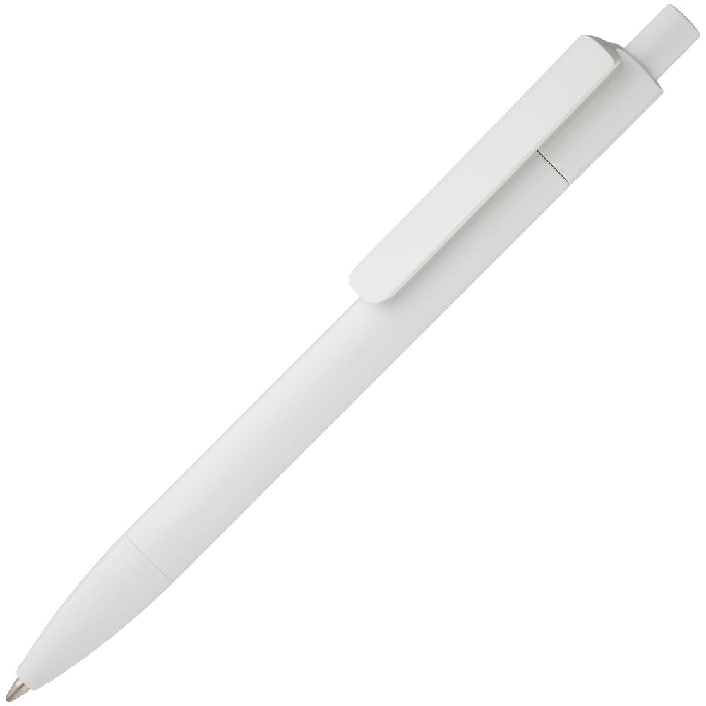 Ручка шариковая Prodir DS4 PMM-P, белая с логотипом